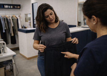 Como economizar com moda fazendo ajustes em vez de comprar tudo novo