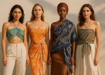 Moda sustentável: como reaproveitar lenços, echarpes e cangas criando peças incríveis