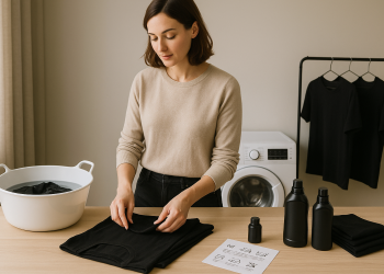 Como conservar peças pretas por mais tempo sem desbotar