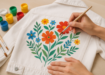 Como personalizar roupas com pintura à mão e manter a durabilidade