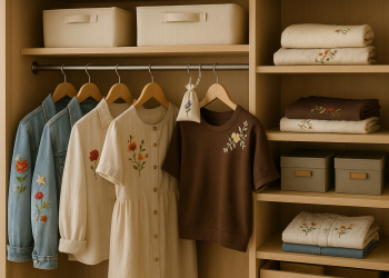 Organize suas peças únicas com estilo e cuidado