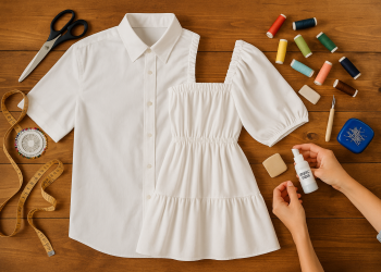 Upcycling criativo: transforme roupas masculinas em peças femininas únicas