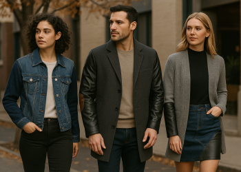 Upgrade de Estilo: Como Misturar Lã, Jeans e Couro para Revitalizar Roupas Antigas